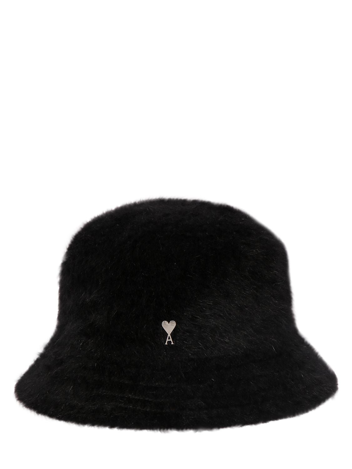Ami Alexandre Mattiussi Ami De Coeur Corduroy Bucket Hat In Black