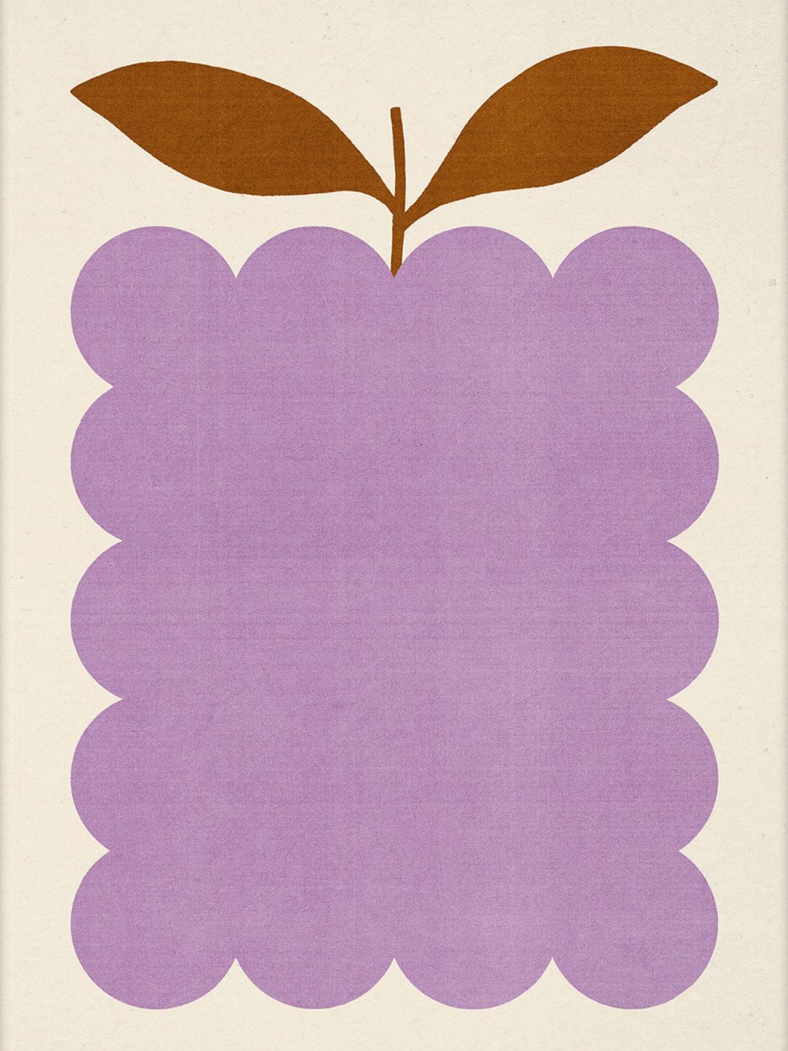 Paper Collective Lilac Berry Print In Purple