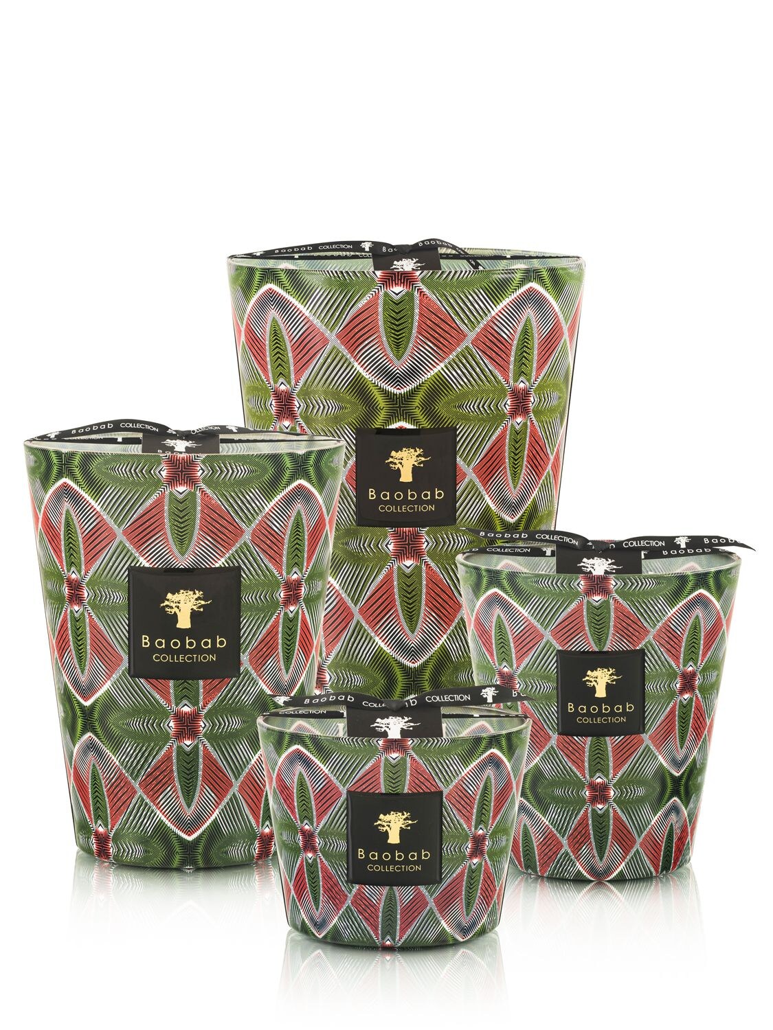 Shop Baobab Collection Max 16 Maxi Wax Malia Scented Candle In Green