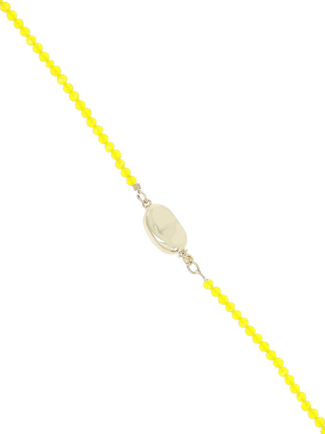 Shop Timeless Pearly Pearl Drop Charm Collar Necklace In Yellow,pearl