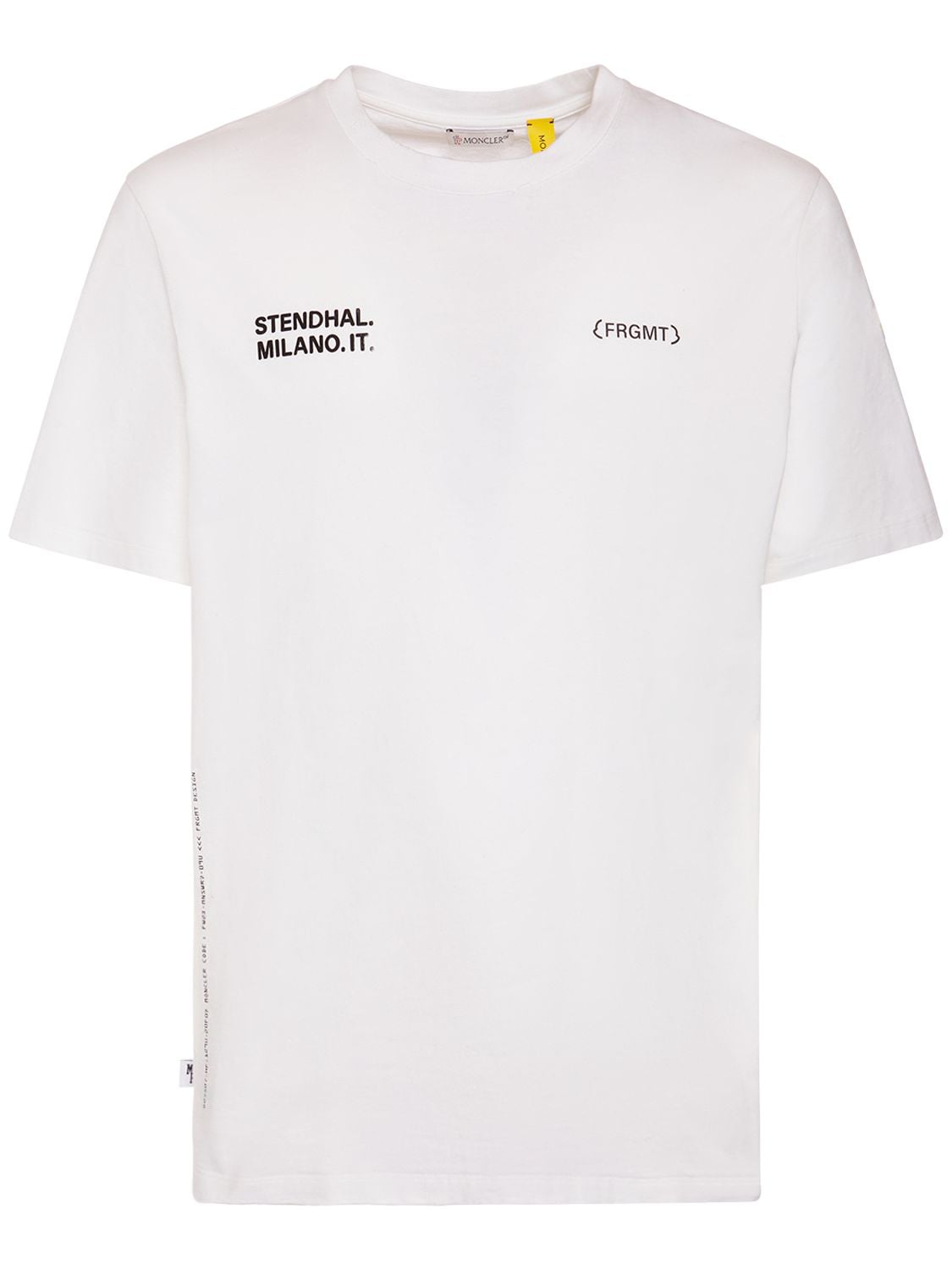 Moncler Genius Moncler X Frgmt Cotton Jersey T-shirt In Bright White