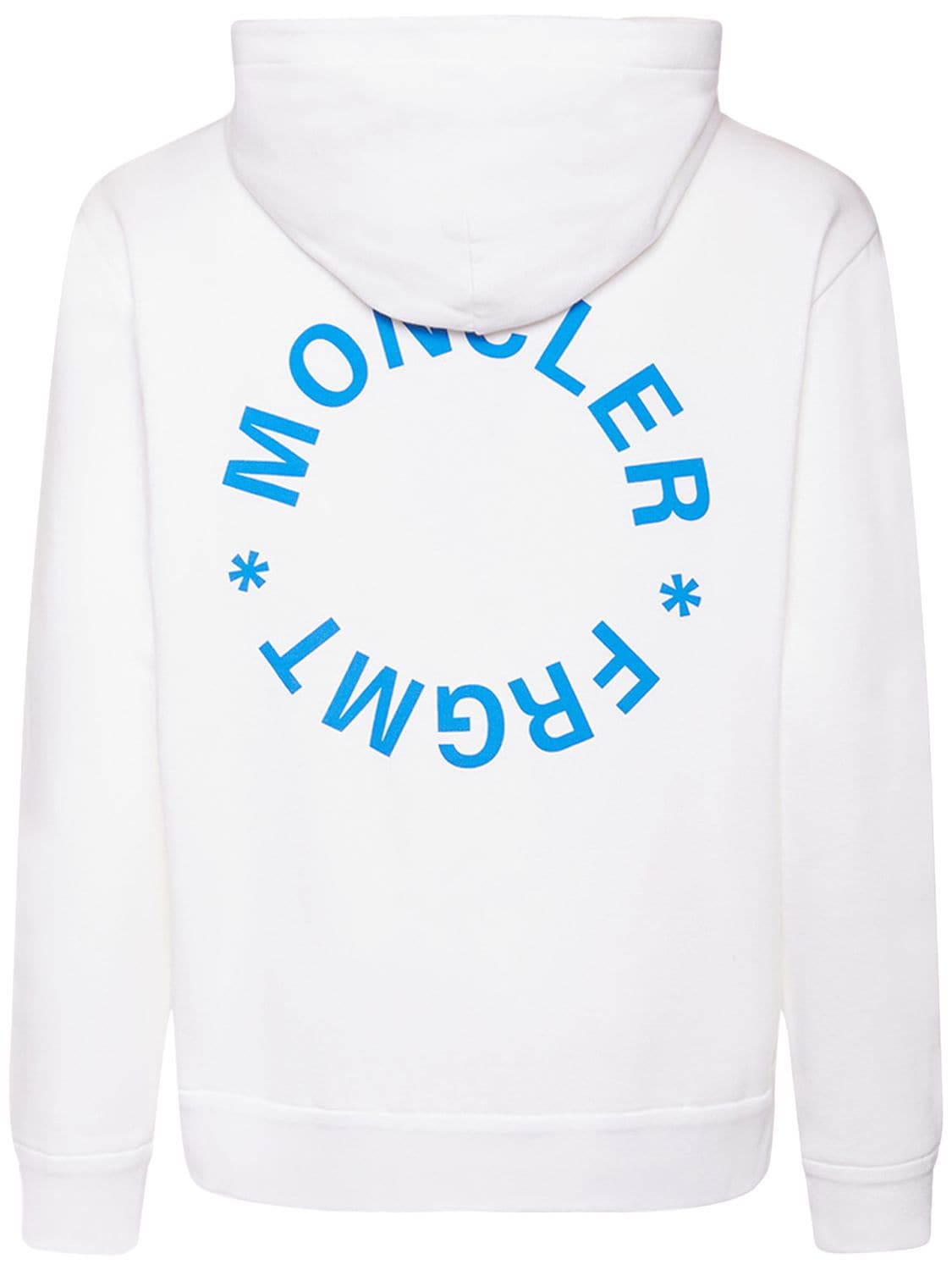 Shop Moncler Genius Moncler X Frgmt Cotton Sweatshirt Hoodie In Bright White
