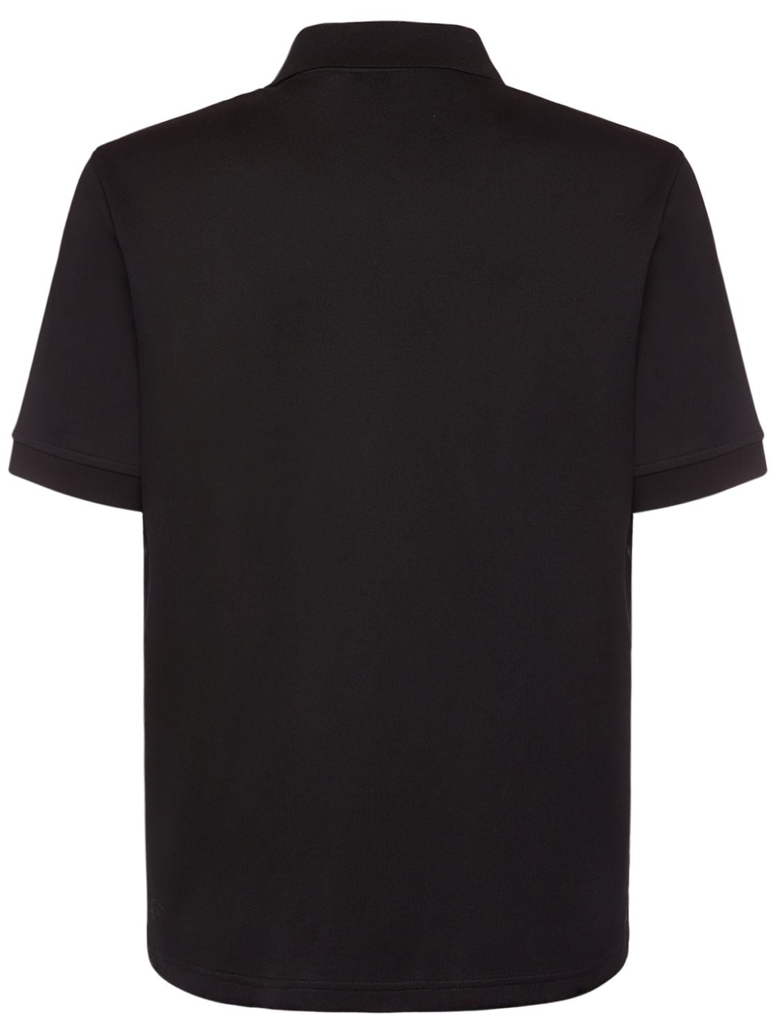 Shop Moncler Genius Moncler X Frgmt Cotton Piqué Polo Shirt In Black