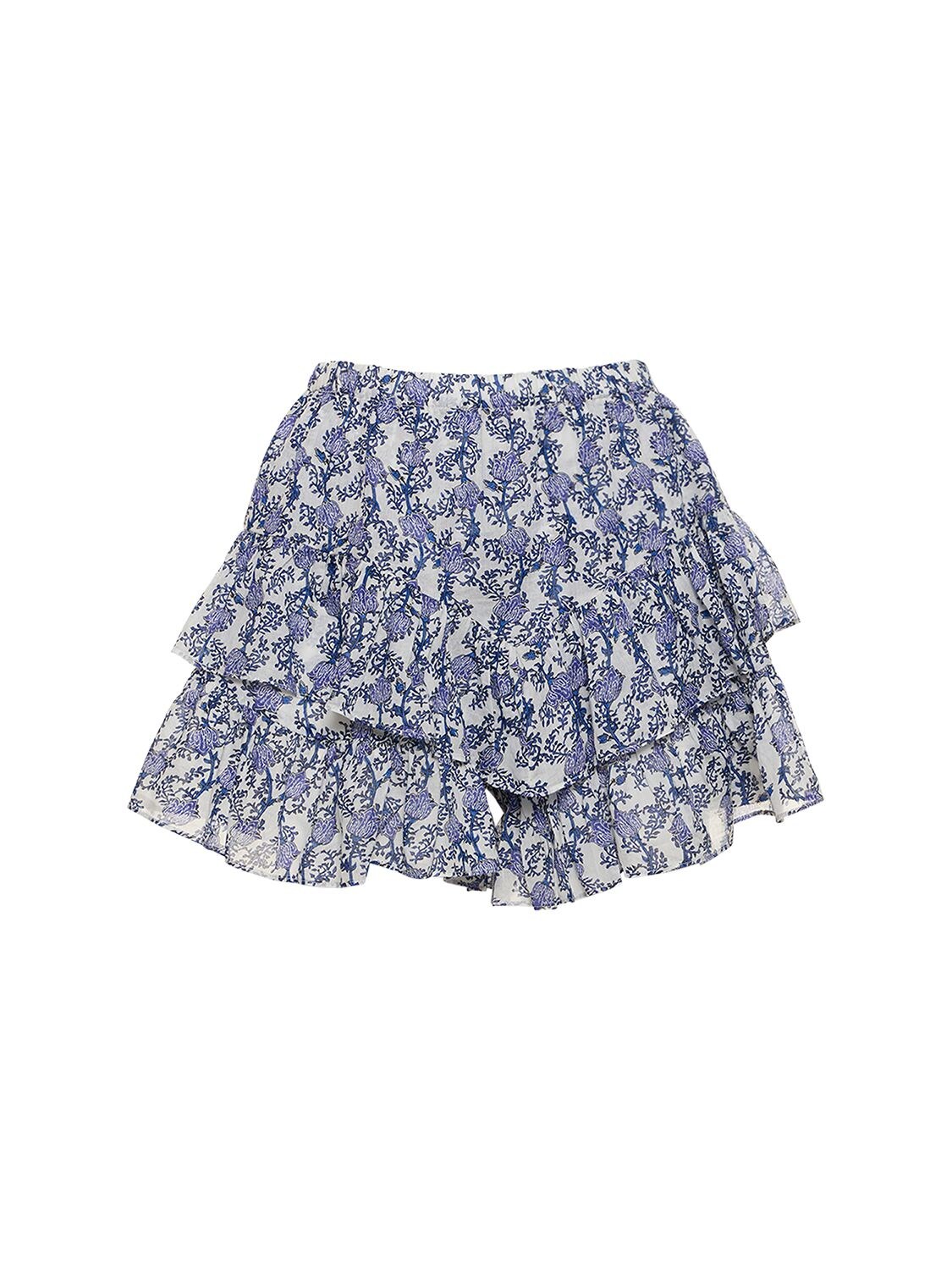 Jocadia Ruffled Cotton Mini Skirt – WOMEN > CLOTHING > SKIRTS