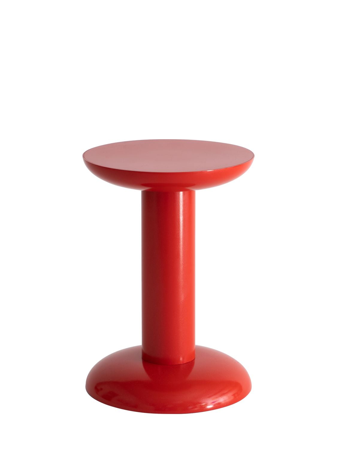 Raawii + George Sowden Thing Aluminum Table In Carmine Red