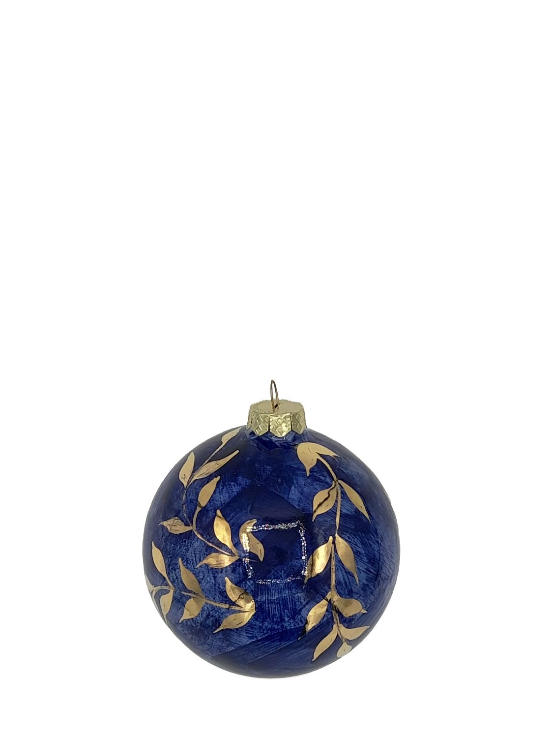 Les Ottomans Porcelain Christmas Ornament In Blue