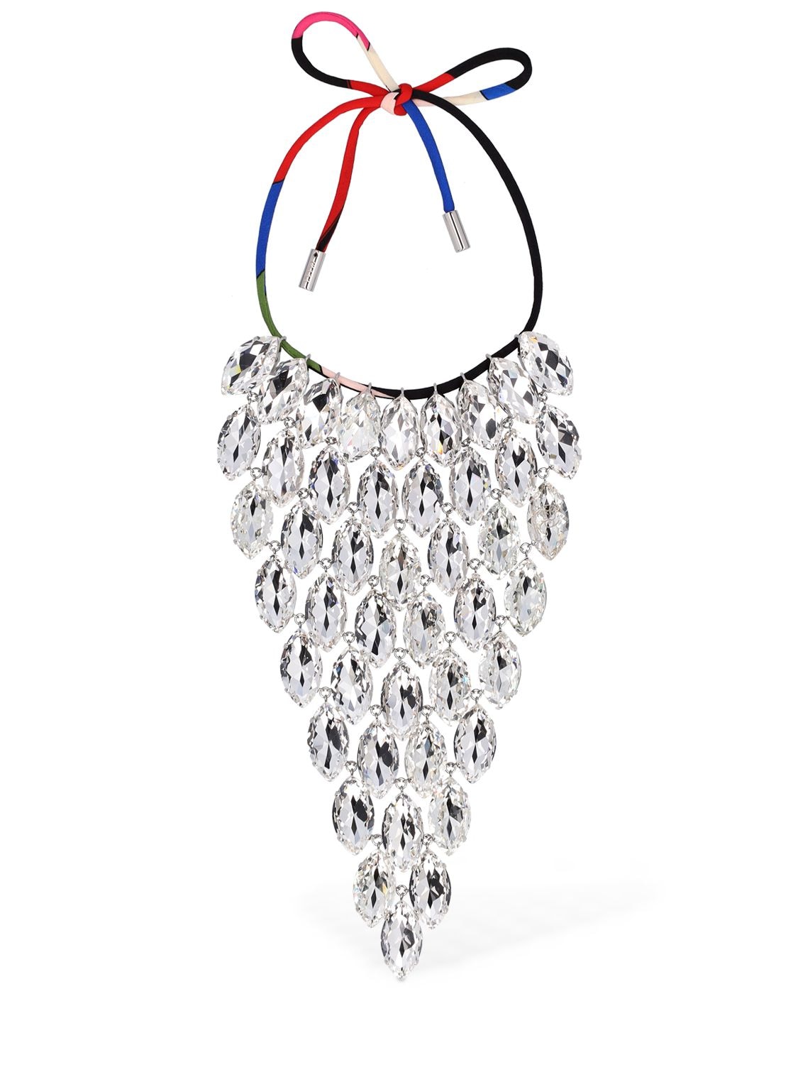 Image of Crysal Cascade Collar Necklace