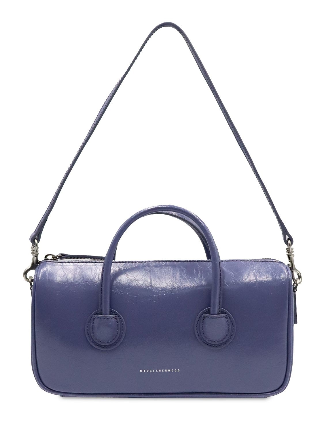Marge Sherwood Zipper S Top Handle Bag In Purple Heather