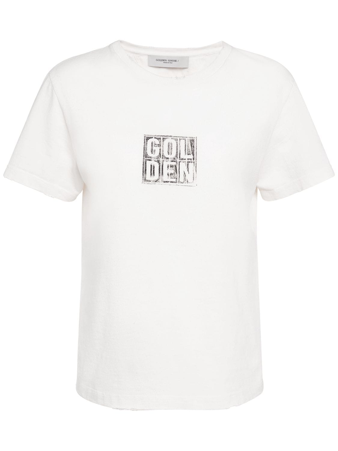 GOLDEN GOOSE JOURNEY印花棉质T恤