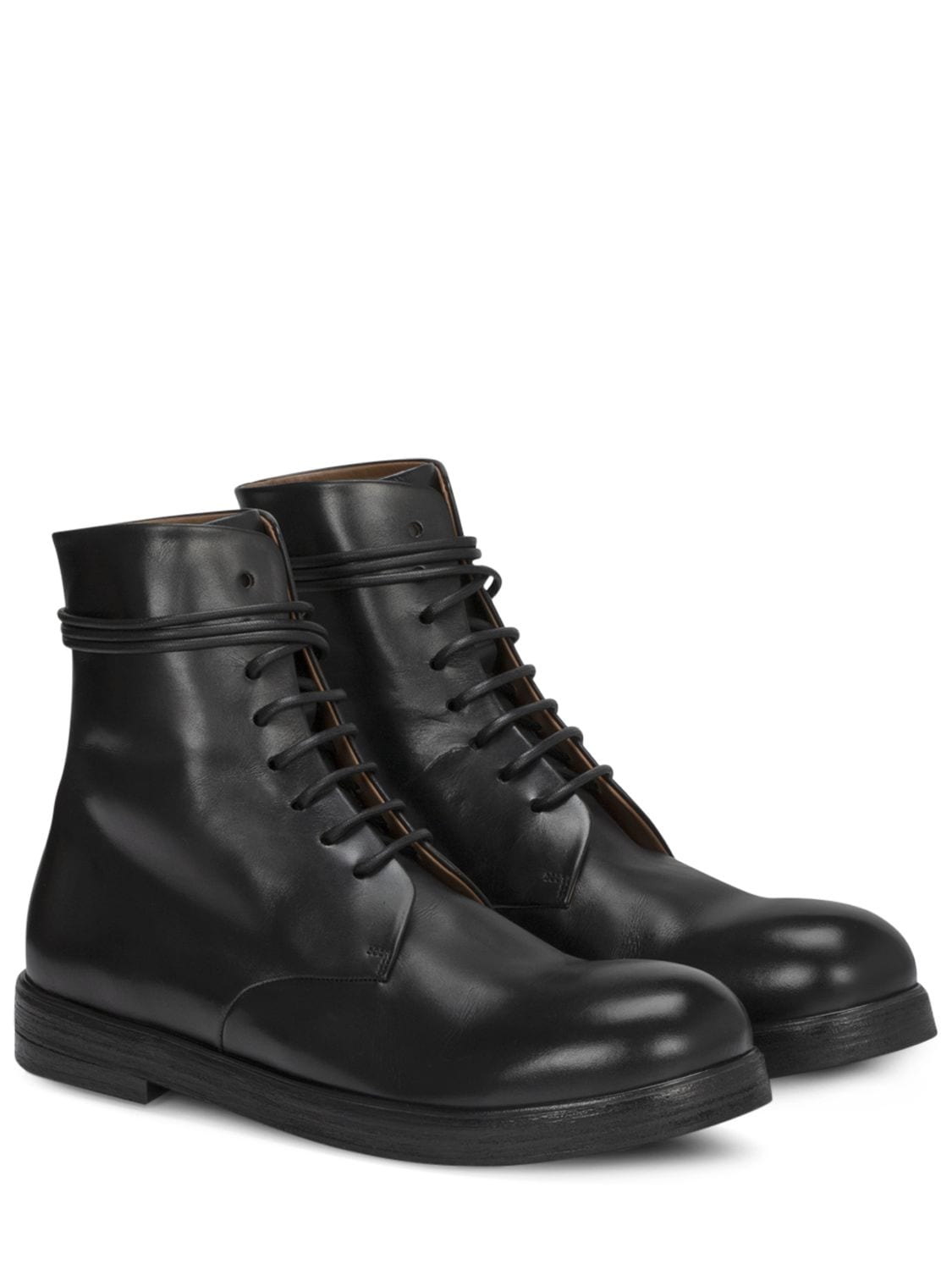 Shop Marsèll Zucca Zeppa Lace-up Boots In Black
