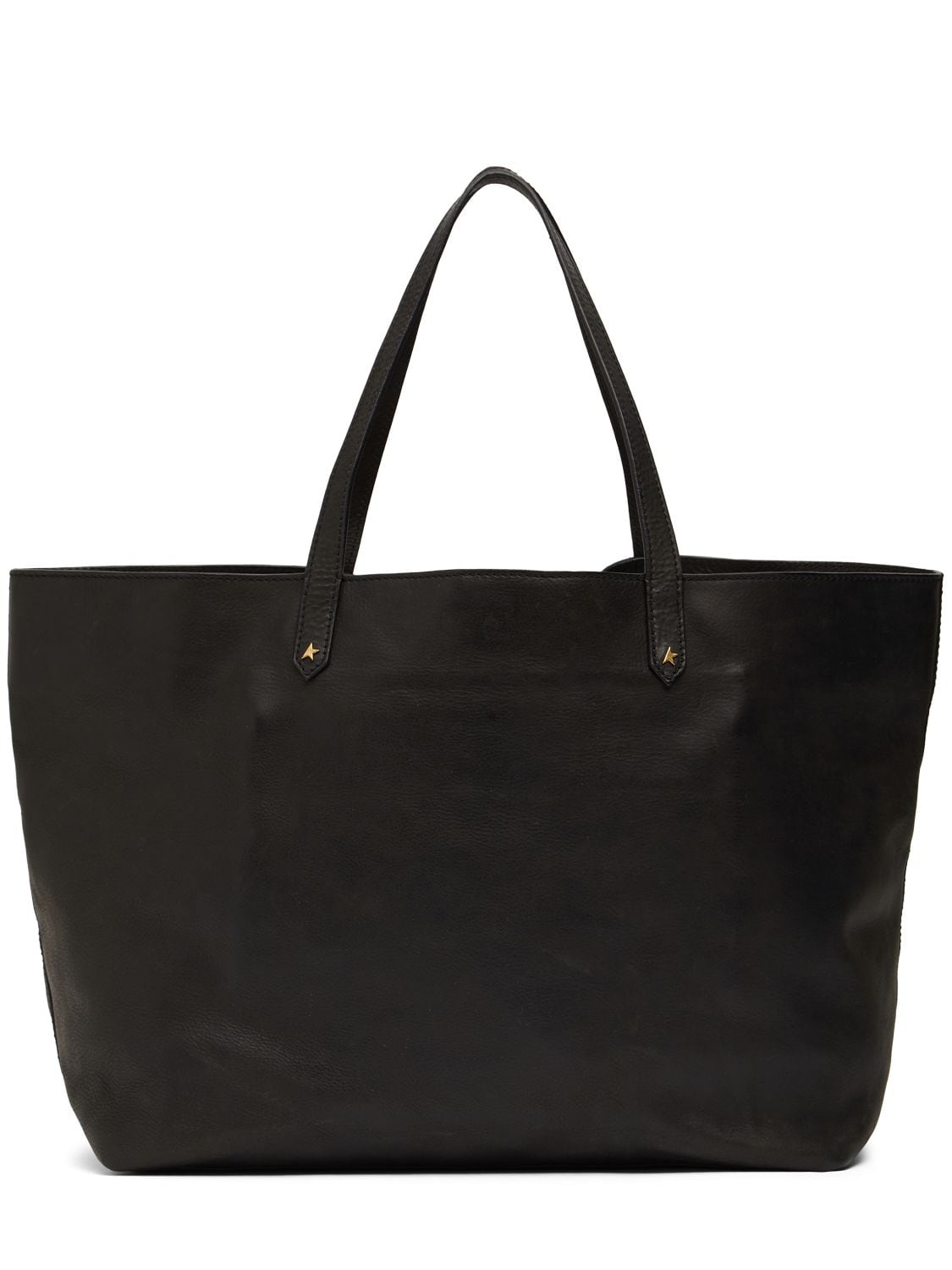 Shop Golden Goose Golden Pasadena Leather Tote Bag In Black