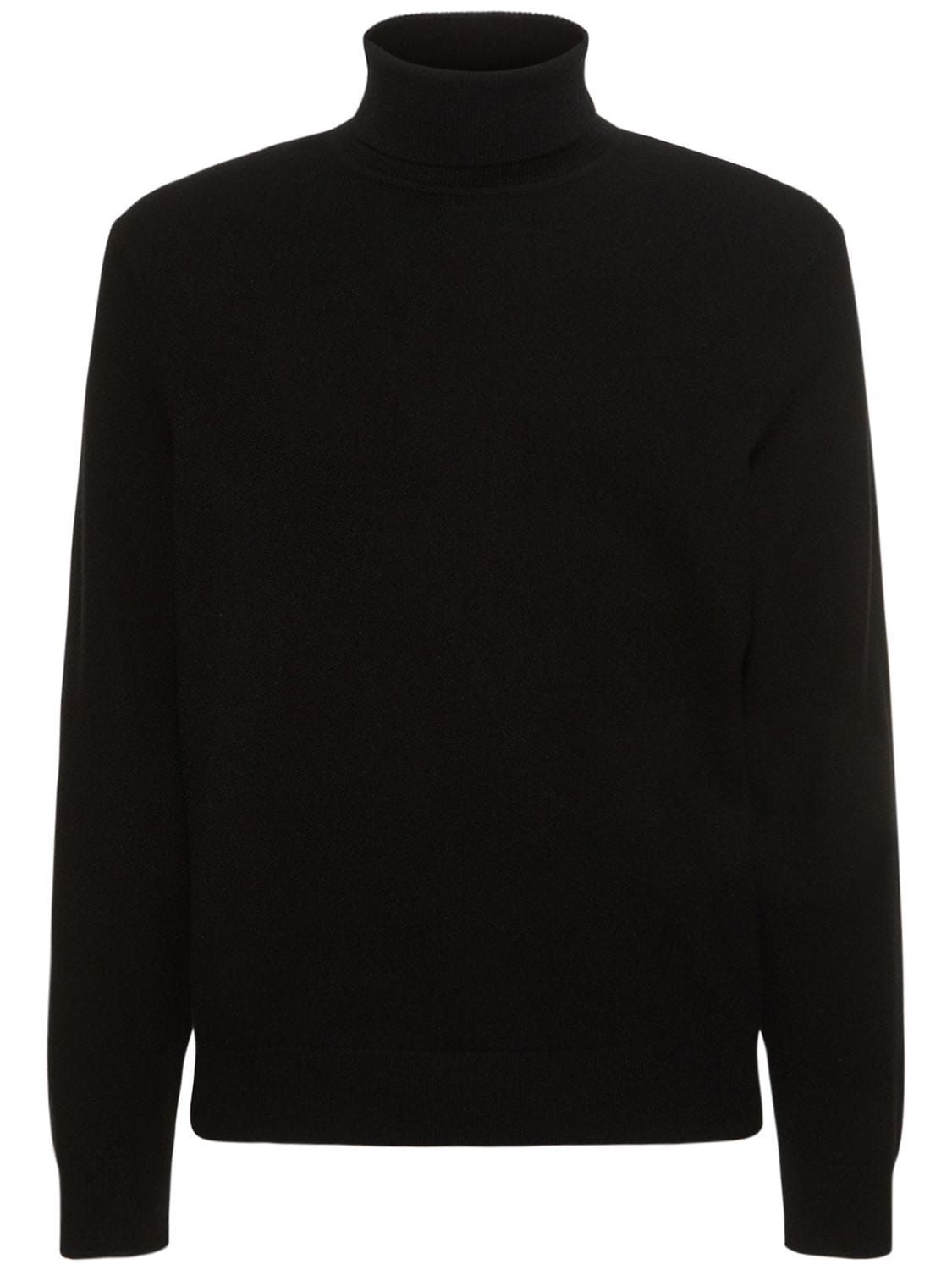 Shop Theory Hilles Cashmere Knit Turtleneck Sweater In Black