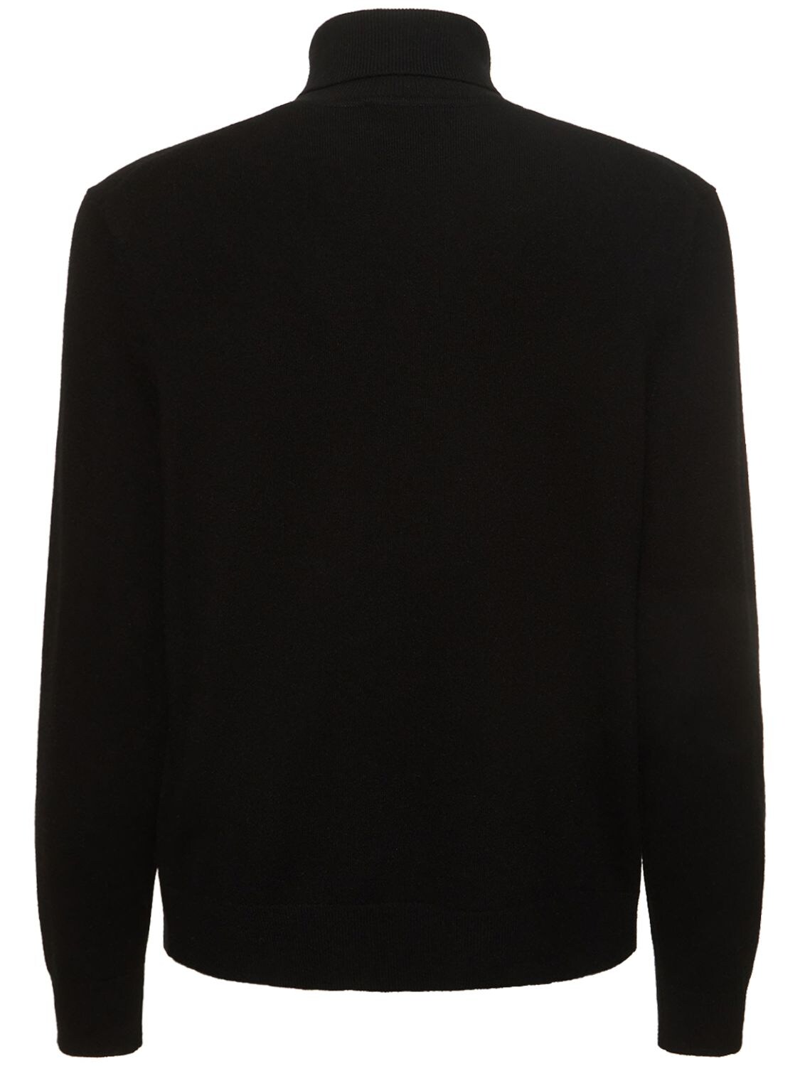Shop Theory Hilles Cashmere Knit Turtleneck Sweater In Black