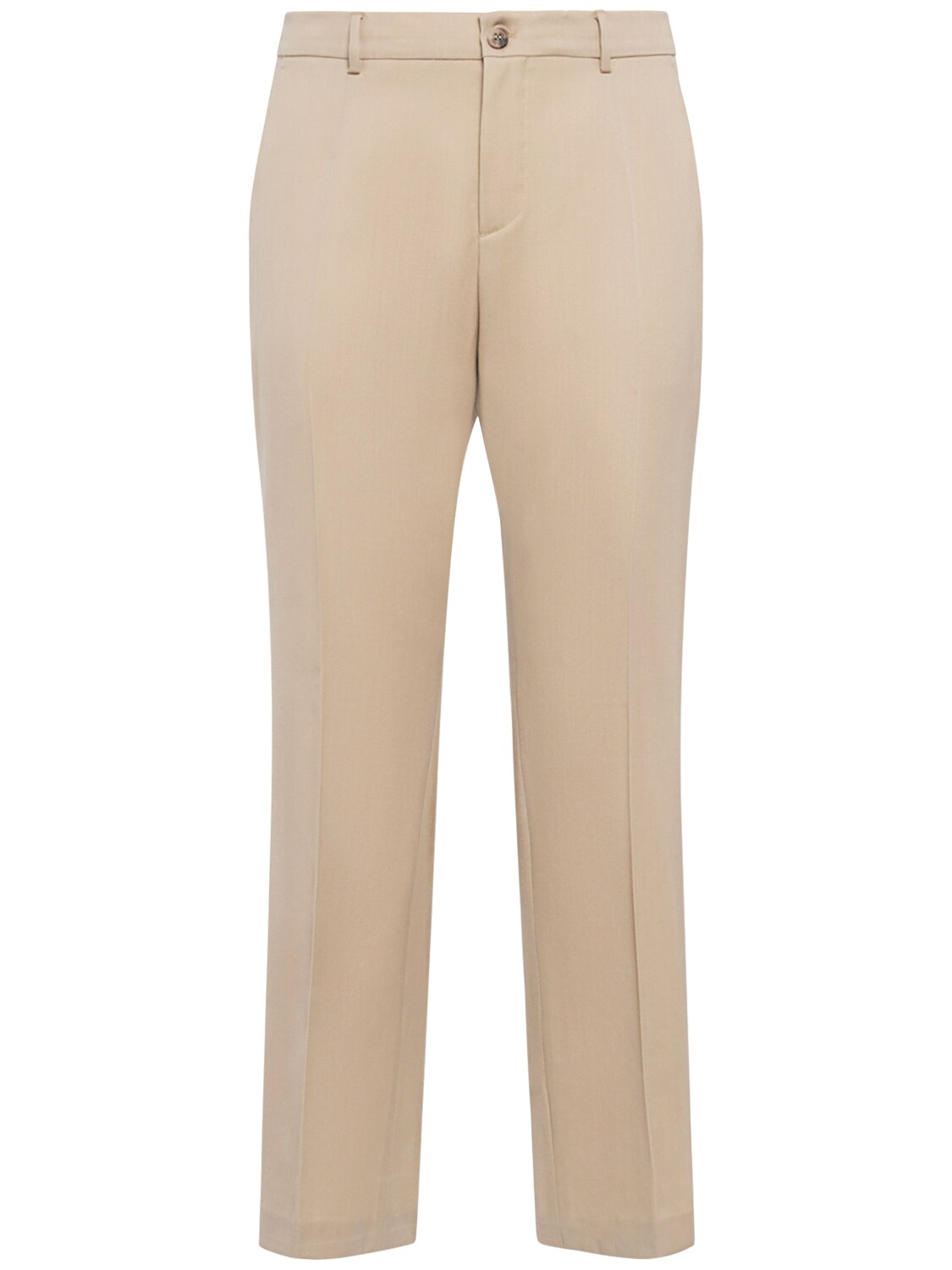 GOLDEN GOOSE RELAXED LIGHT WOOL STRAIGHT PANTS