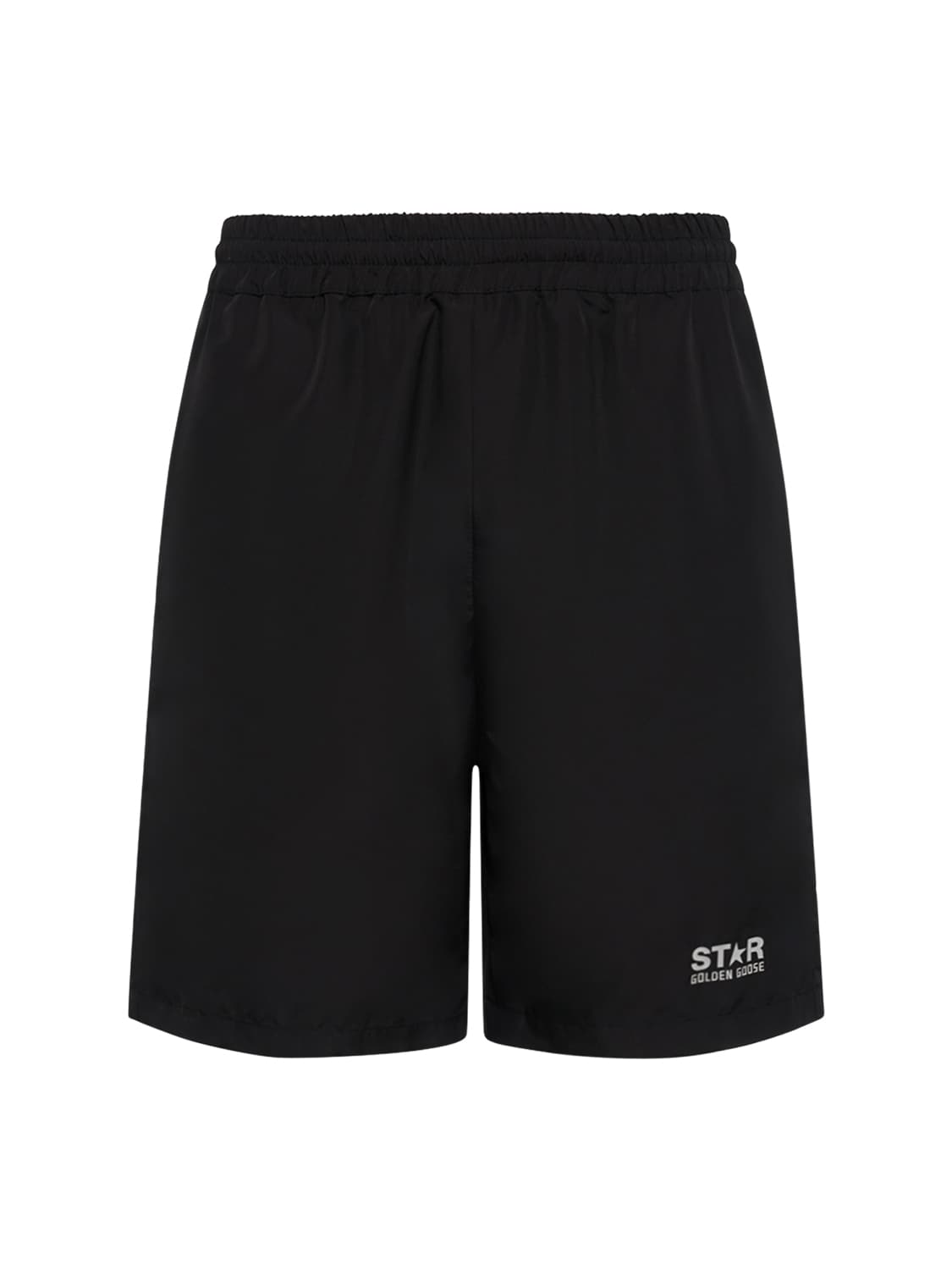 Shop Golden Goose Star Diego Technical Boxing Shorts In Black