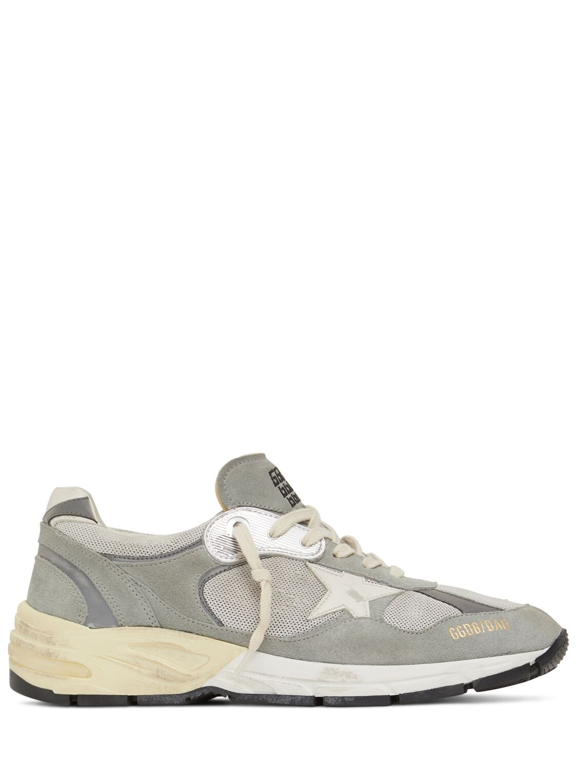 GOLDEN GOOSE 30MM RUNNING DAD LEATHER SNEAKERS