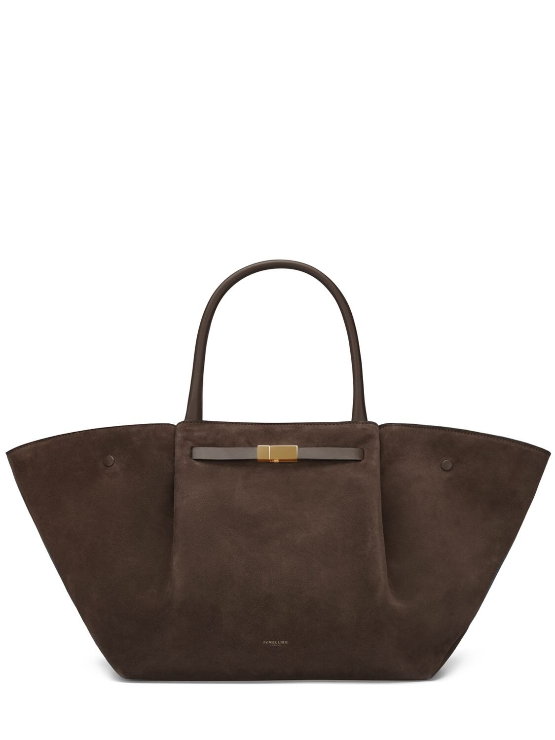 Demellier New York Suede Tote Bag In Mocha
