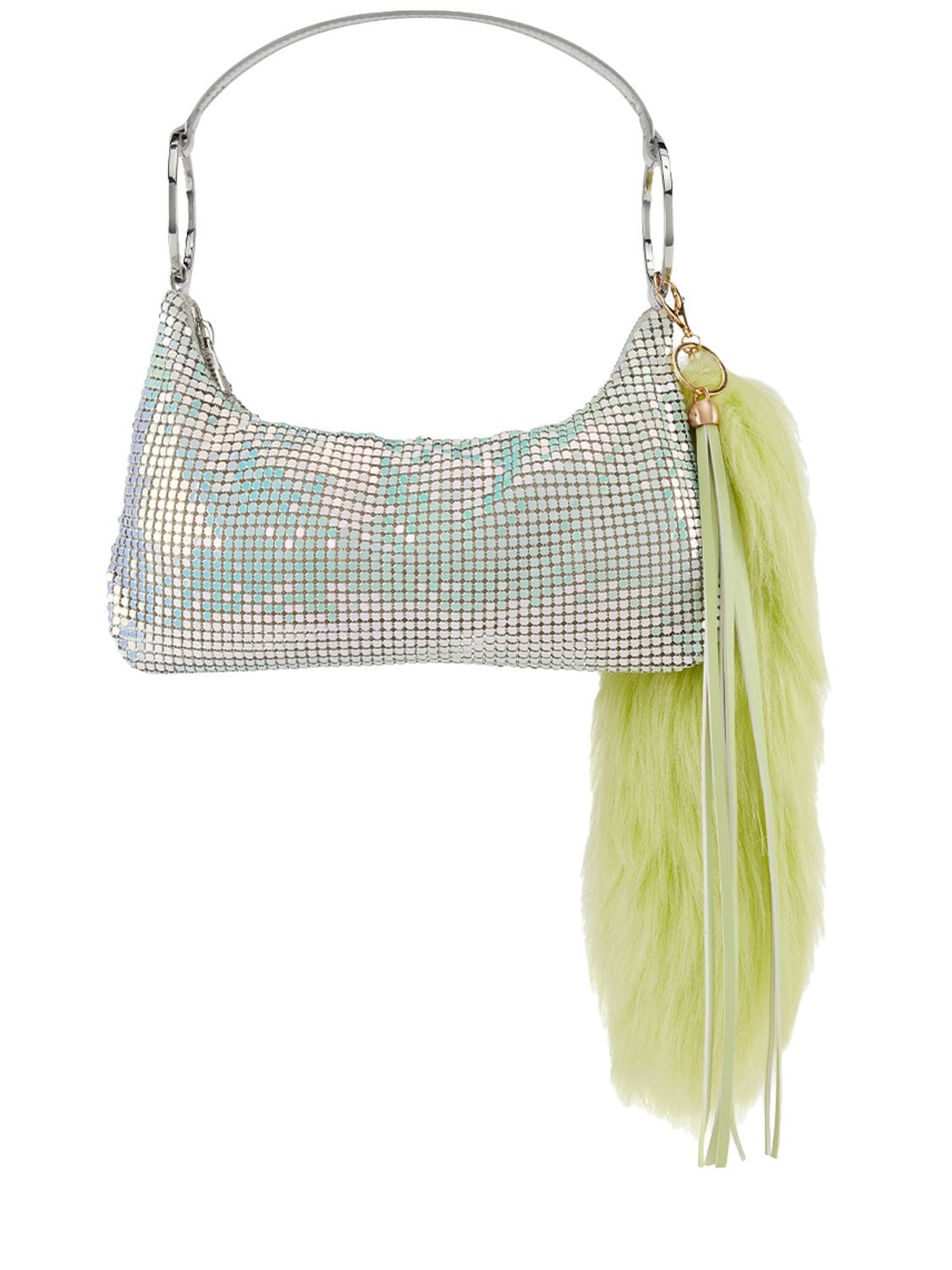 Simon Miller Mini Valley Chainmail Shoulder Bag In Iridescent