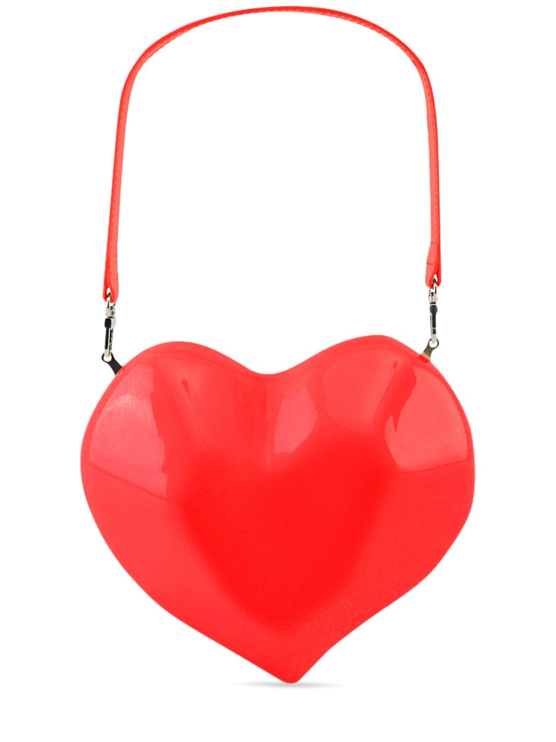 Molded Heart Resin Top Handle Bag – WOMEN > BAGS > TOP HANDLE BAGS