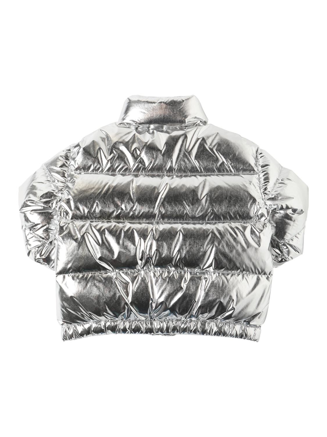 Shop Moncler Meuse Mirror Coated Nylon Down Jacket In Silver