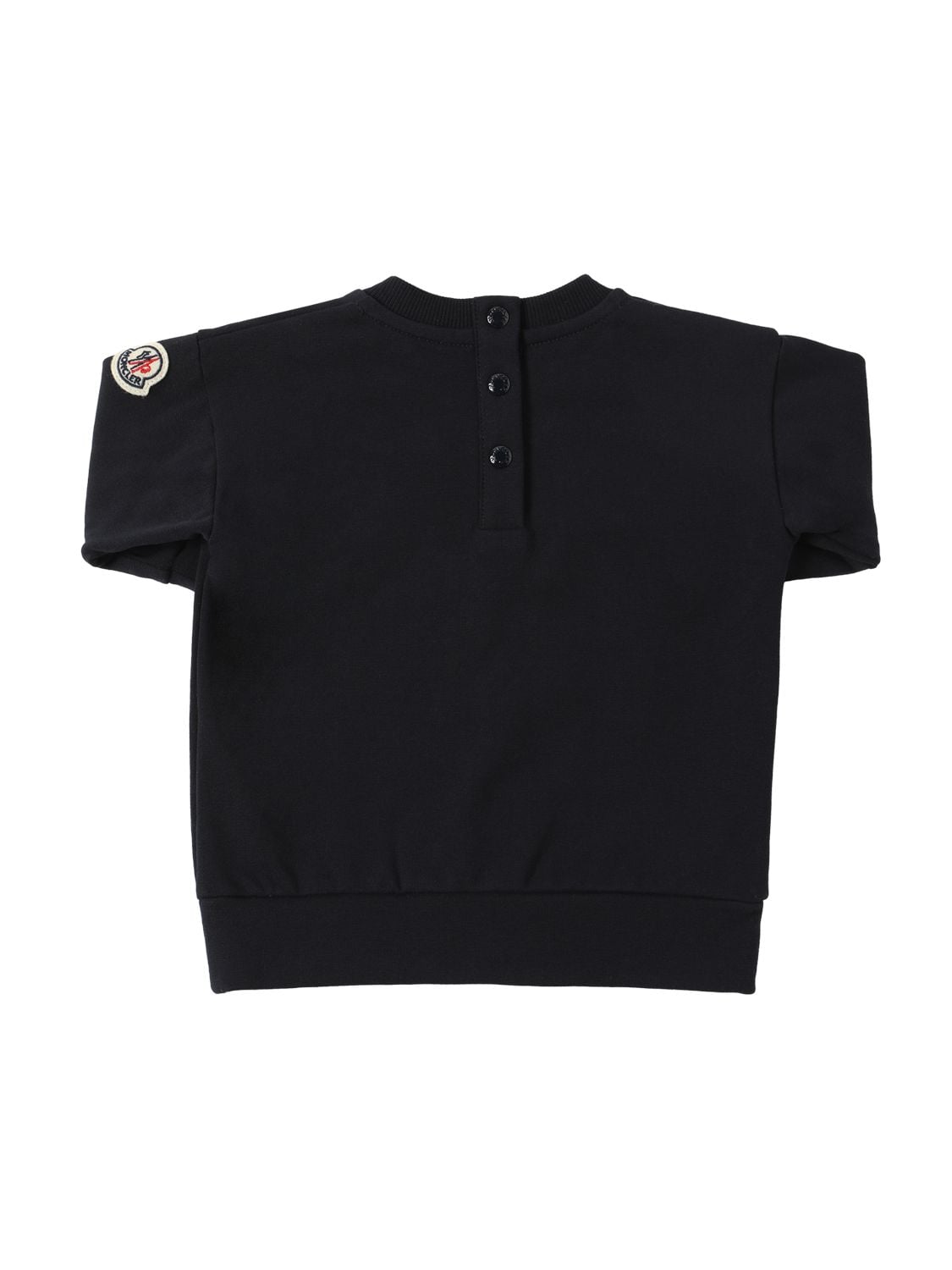 Shop Moncler Stretch Cotton Sweatshirt & Sweatpants In Navy