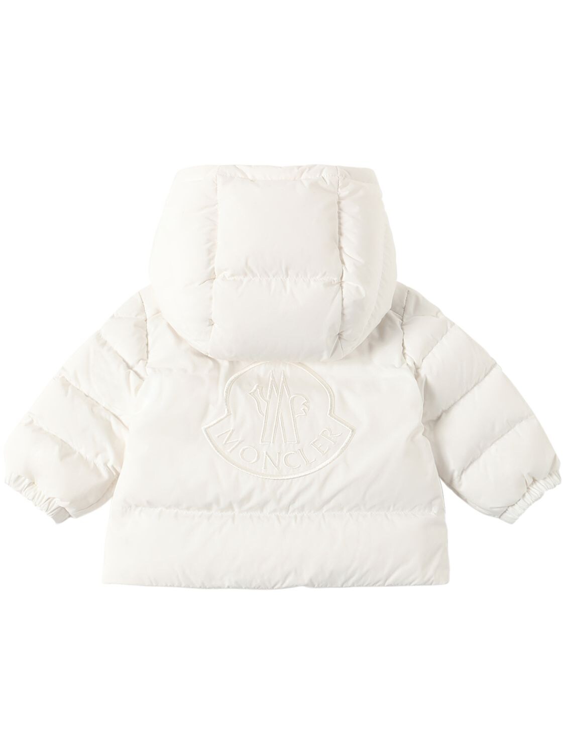 Shop Moncler Eric Nylon Down Jacket In Gamma White To