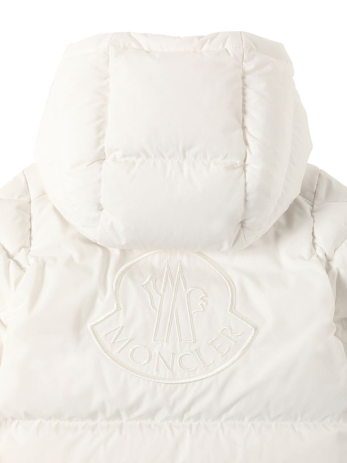 Shop Moncler Eric Nylon Down Jacket In Gamma White To