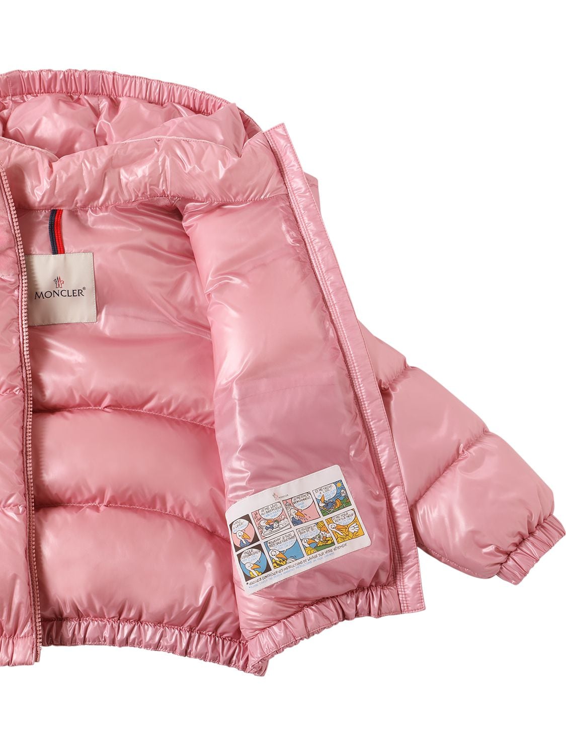 Shop Moncler Isa Nylon Down Jacket In Medium Pink