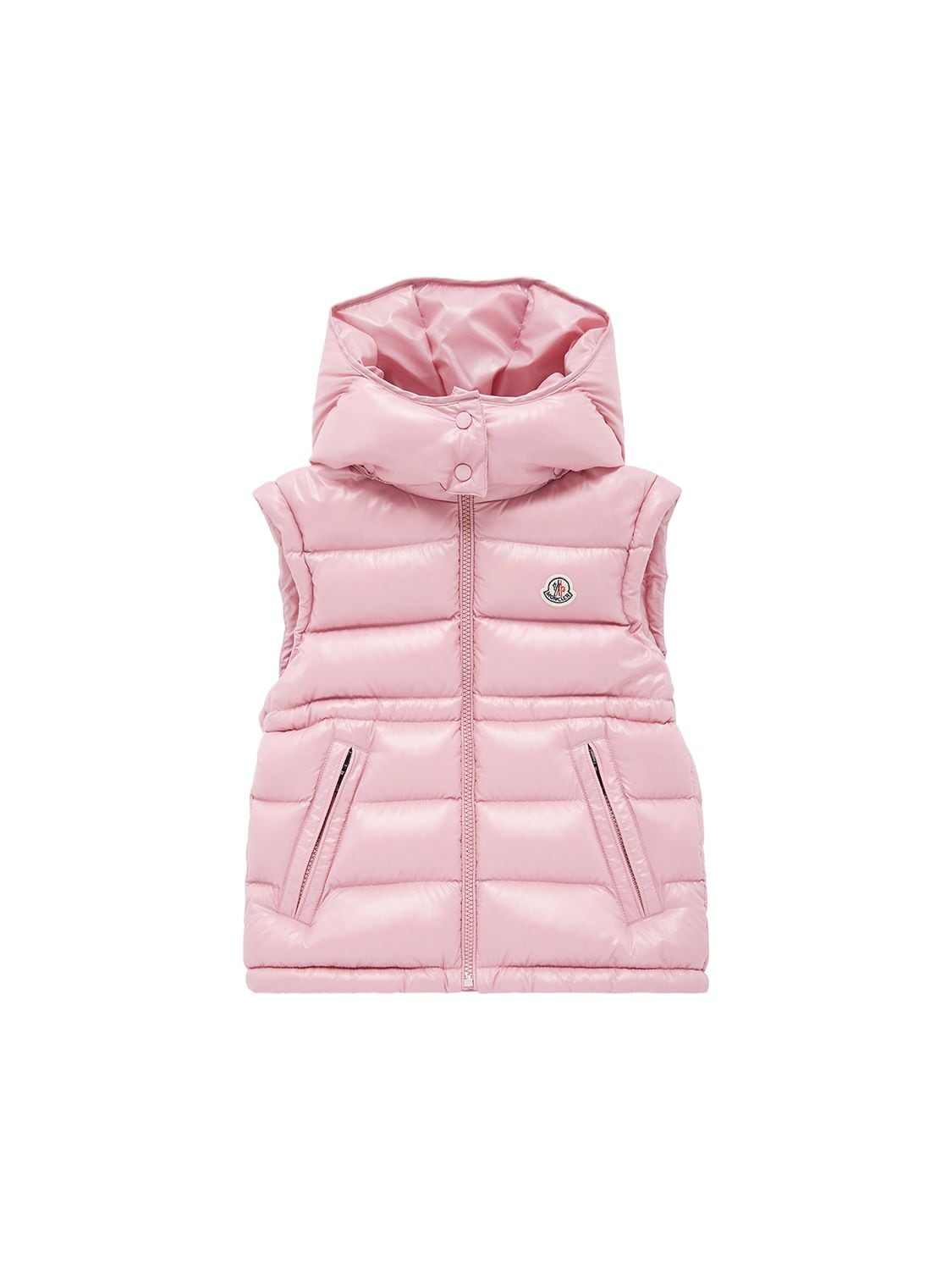Moncler Kids' Ania Down Vest In Dark Pink