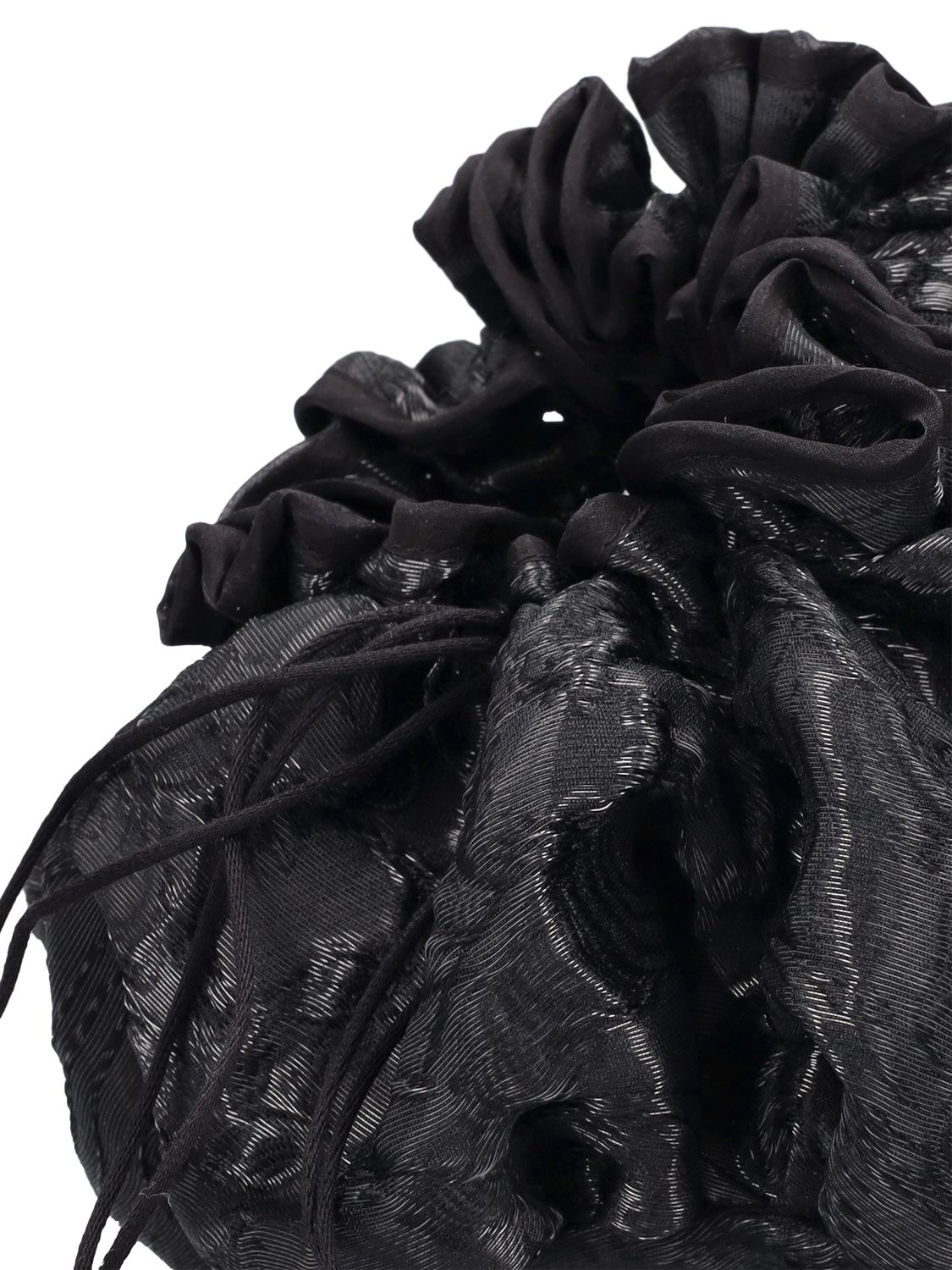 Sofie Luna Jacquard Top Handle Bag In Black