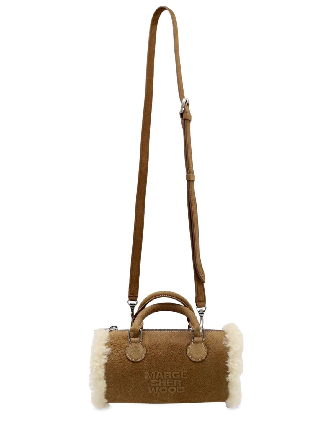 Marge Sherwood Bessette Leather-Trimmed Canvas Tote on SALE