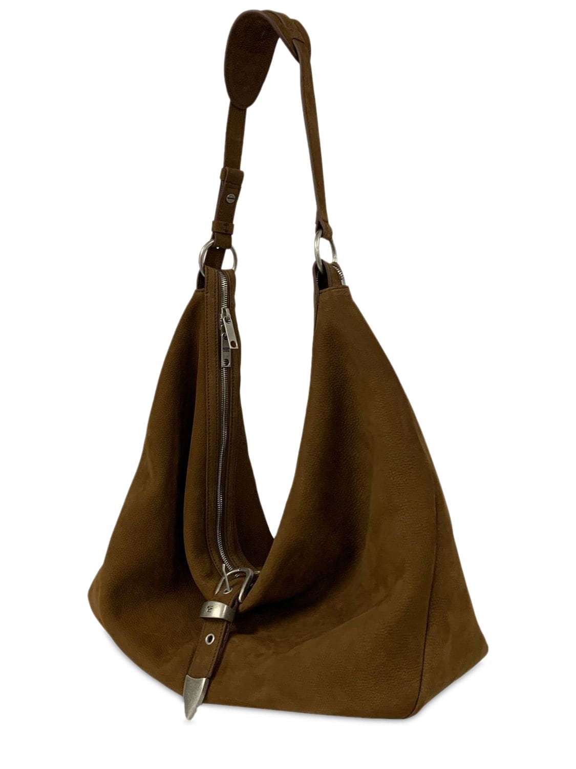 Handbag Marge Sherwood Camel in Suede - 33824467