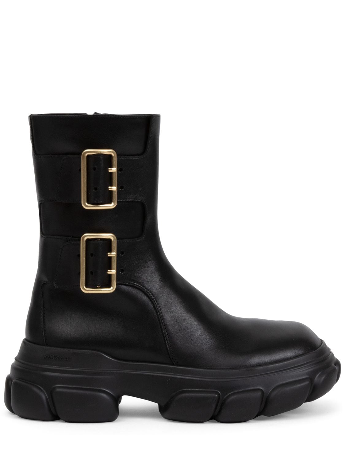 Image of 65mm Sid Leather Ankle Boots