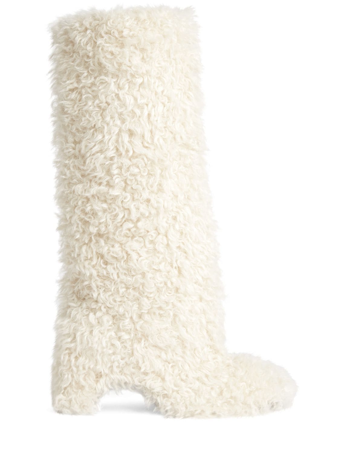 COPERNI 50MM BRIDGE FAUX FUR TALL BOOTS 