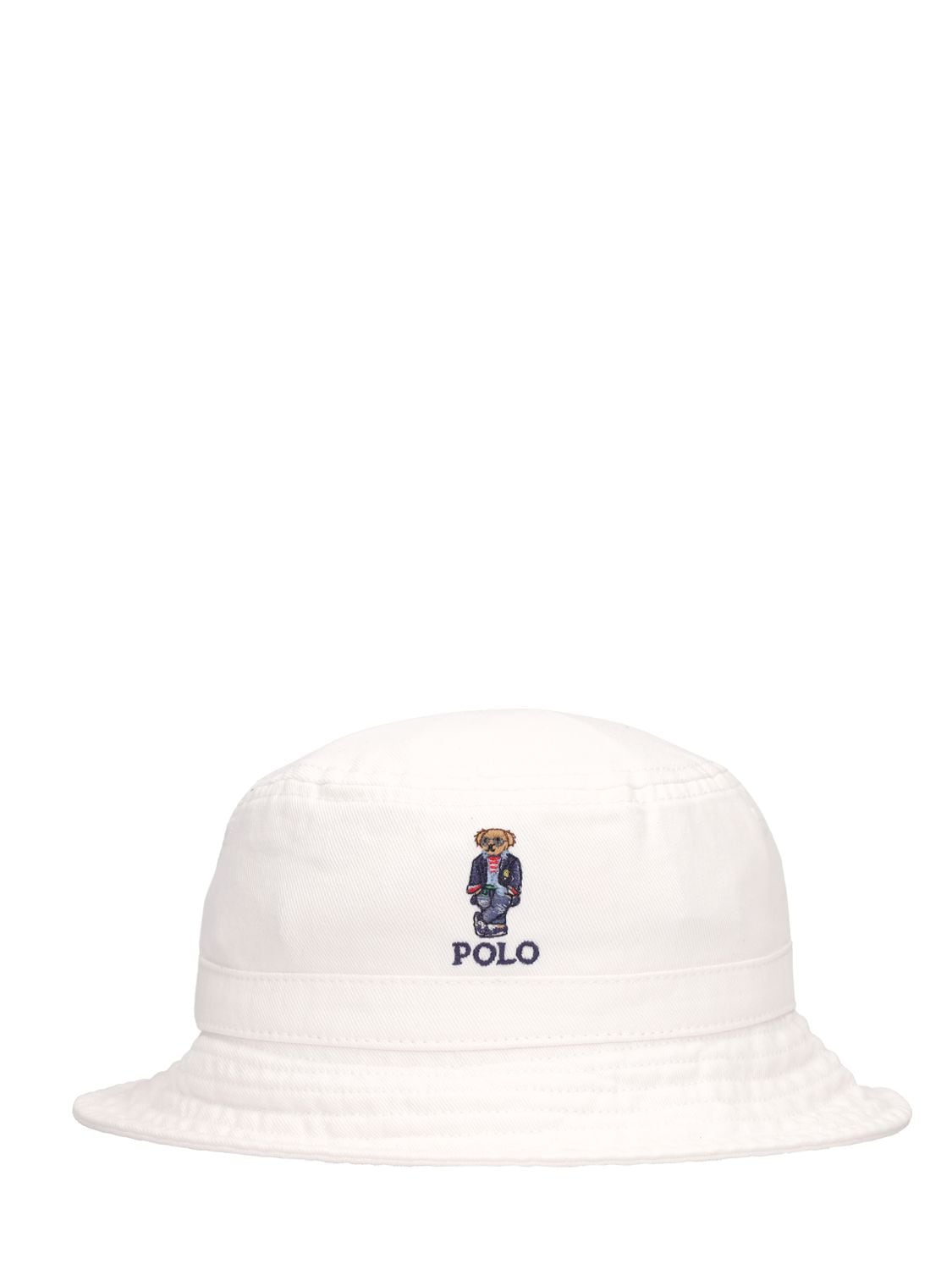 Ralph Lauren Babies' Bear Print Cotton Gabardine Bucket Hat