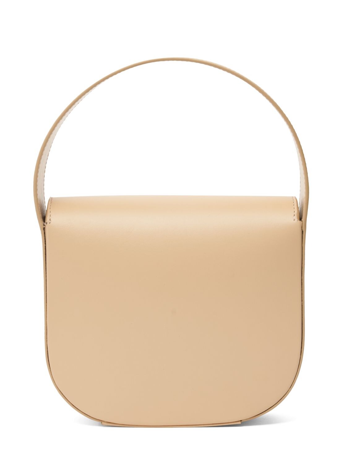 Shop D'estree Small Martin Leather Top Handle Bag In Beige