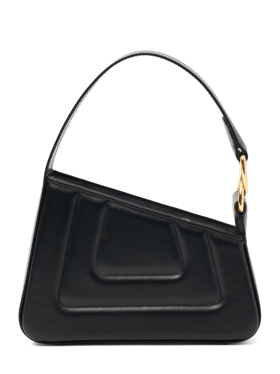 Shop D'estree Small Albert Leather Shoulder Bag In Black