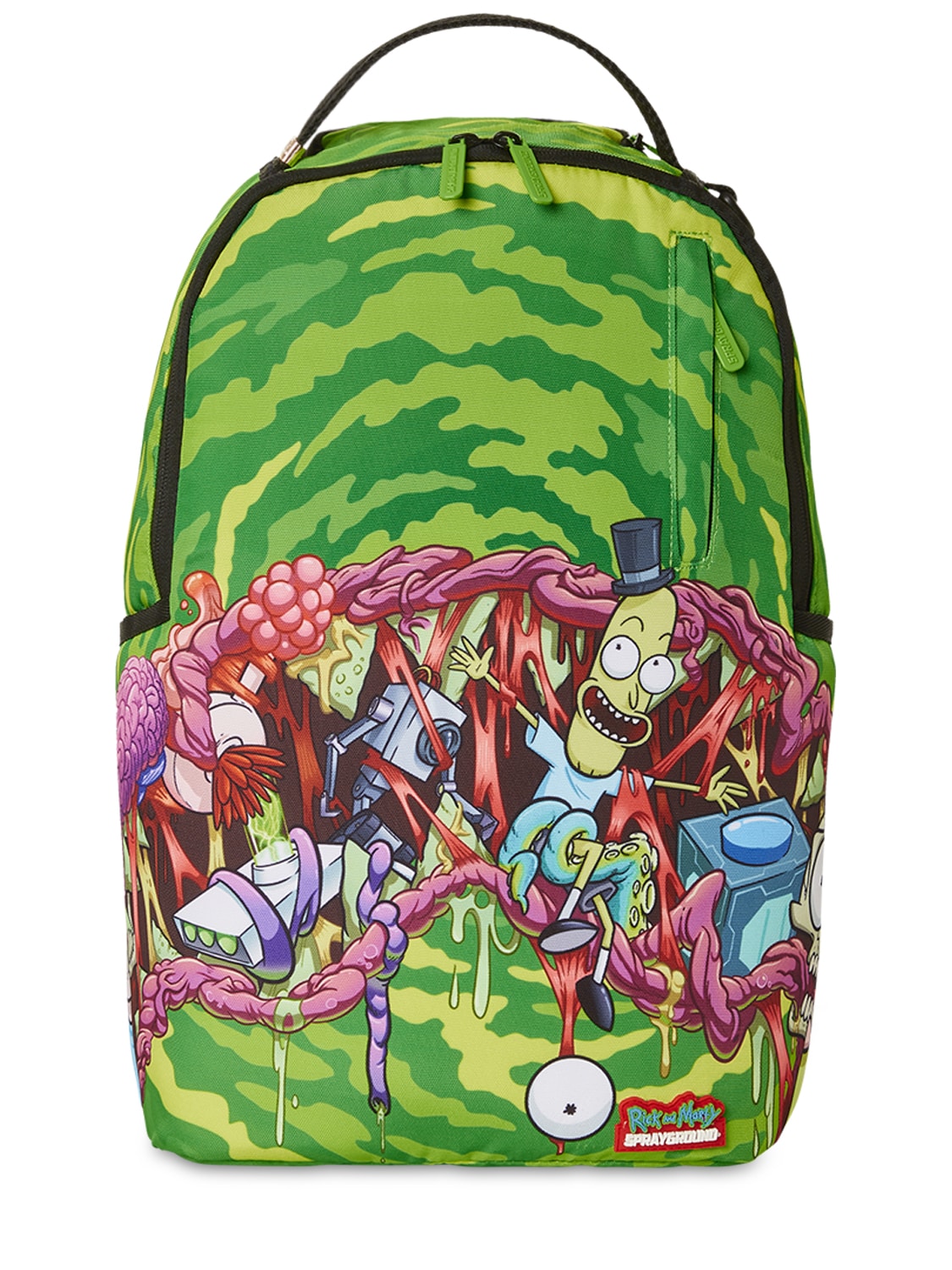 Rick And Morty Print Canvas Backpack – KIDS-BOYS > ACCESSORIES > BAGS & BACKPACKS