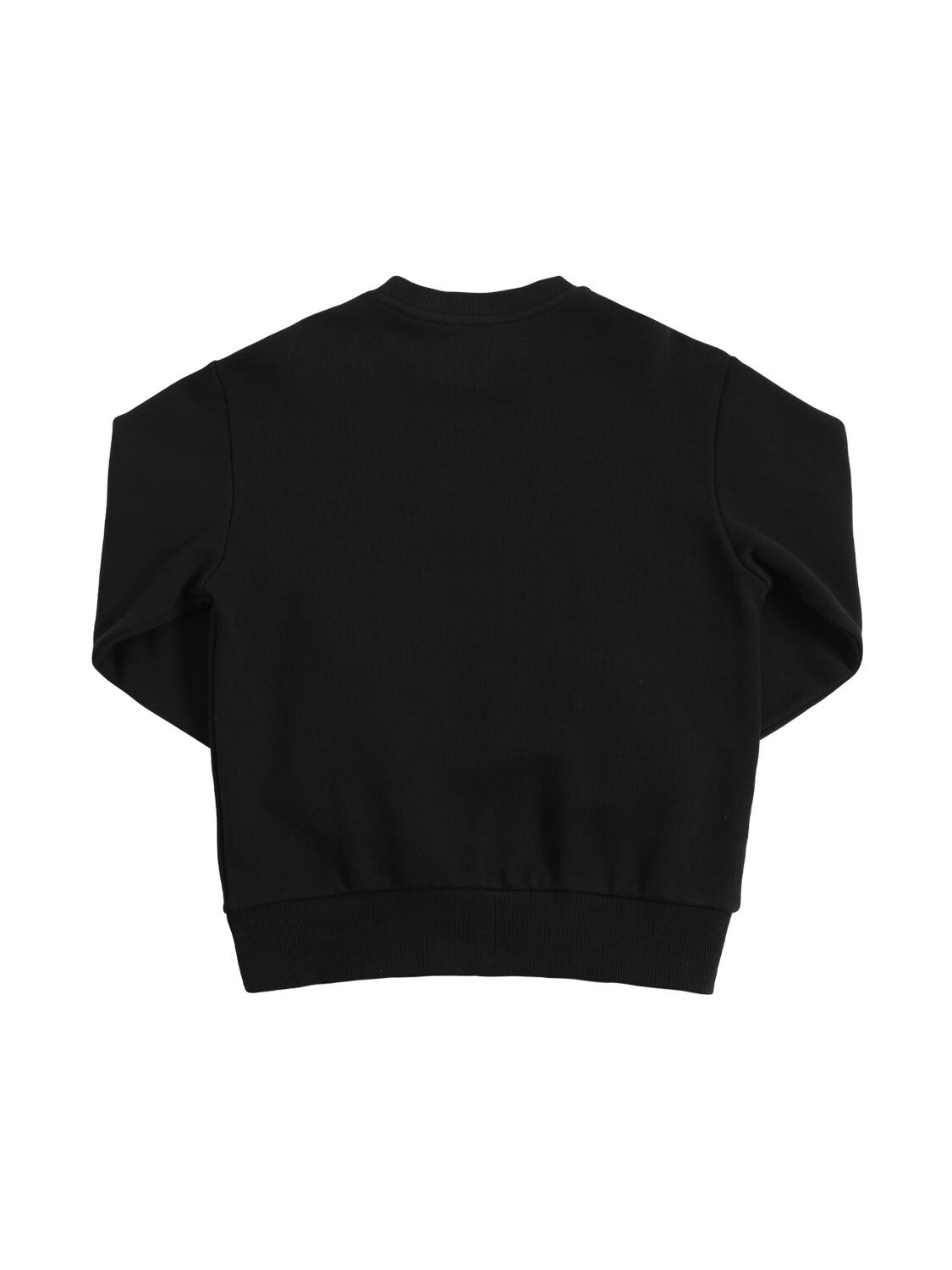 Shop Diesel Logo Print Cotton Sweatshirt In Black,multi