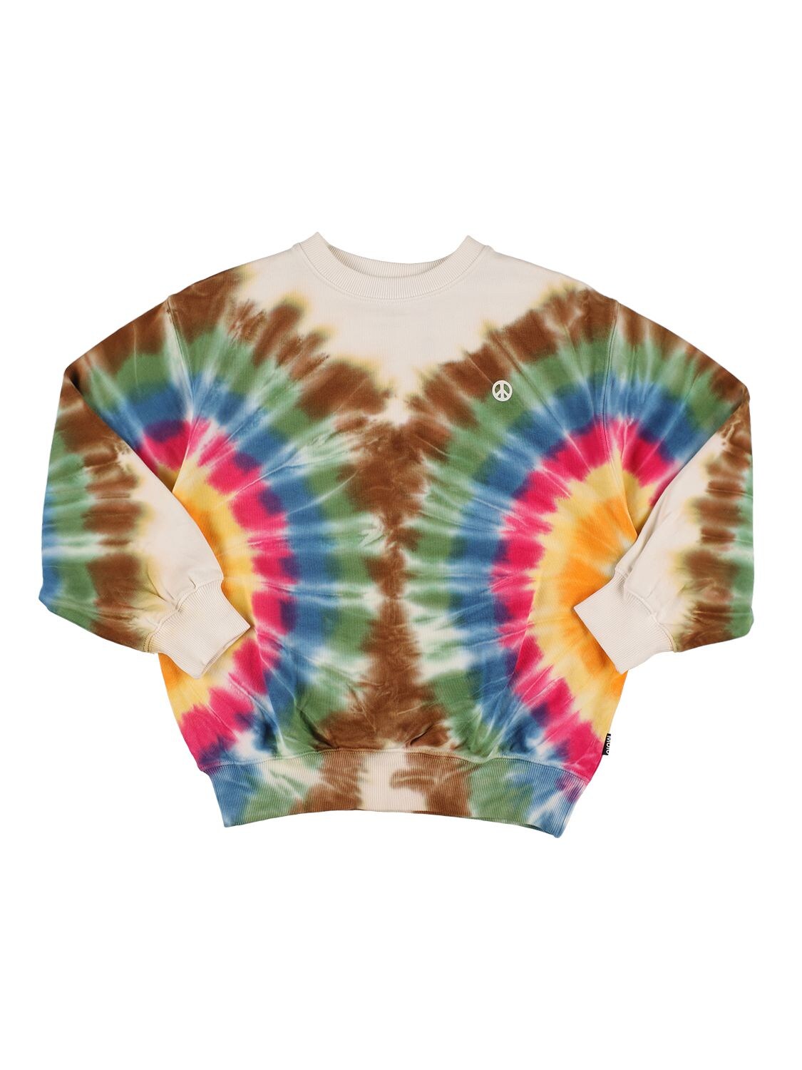 Tie Dye Print Organic Cotton Sweatshirt – KIDS-GIRLS > CLOTHING > SWEATSHIRTS