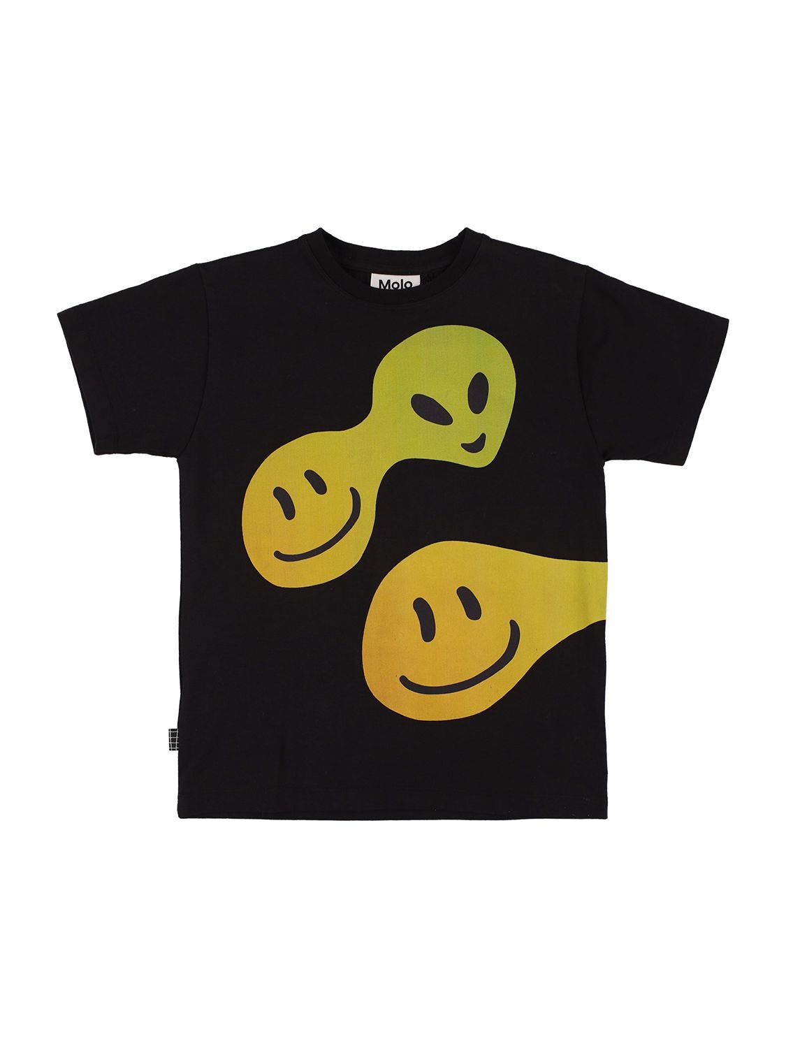 Smile Alien Print Organic Cotton T-shirt – KIDS-GIRLS > CLOTHING > T-SHIRTS & TANKS