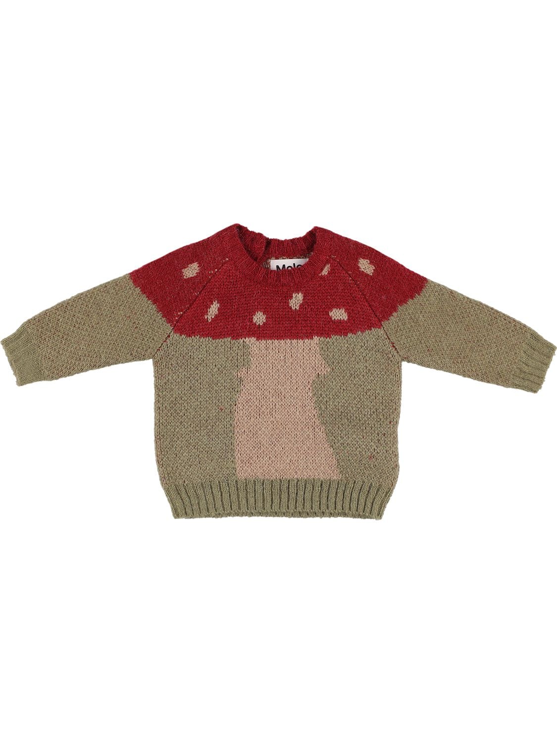 Mushroom Intarsia Alpaca Blend Sweater – KIDS-GIRLS > CLOTHING > KNITWEAR
