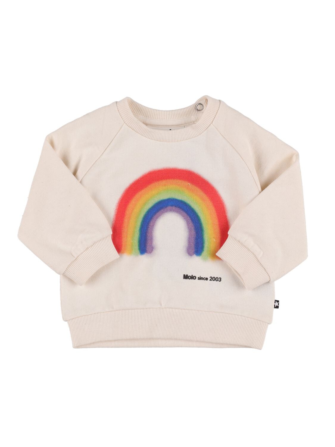 Rainbow Print Organic Cotton Sweatshirt – KIDS-GIRLS > CLOTHING > SWEATSHIRTS