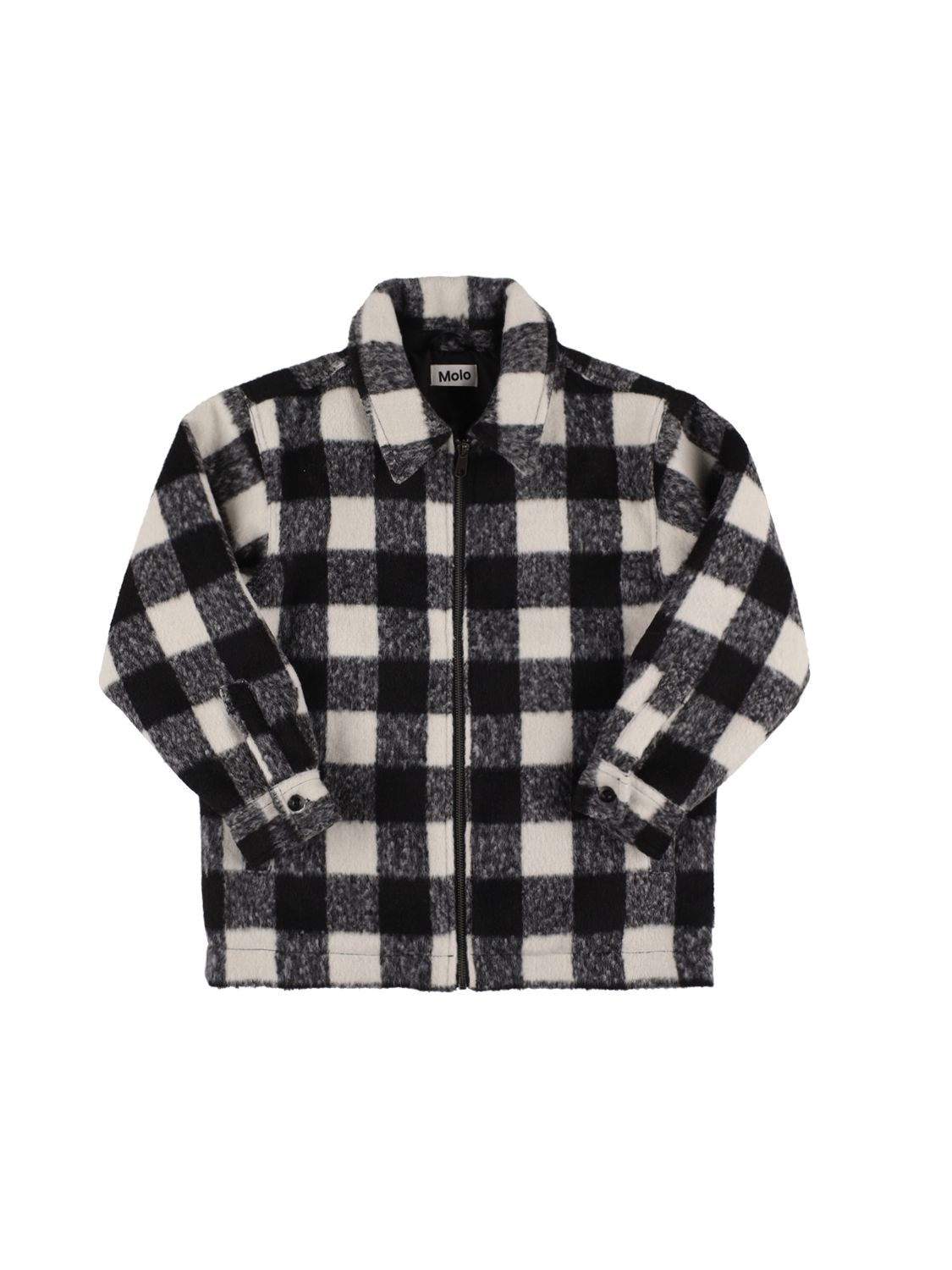 Check Wool Blend Flannel Jacket – KIDS-BOYS > CLOTHING > JACKETS