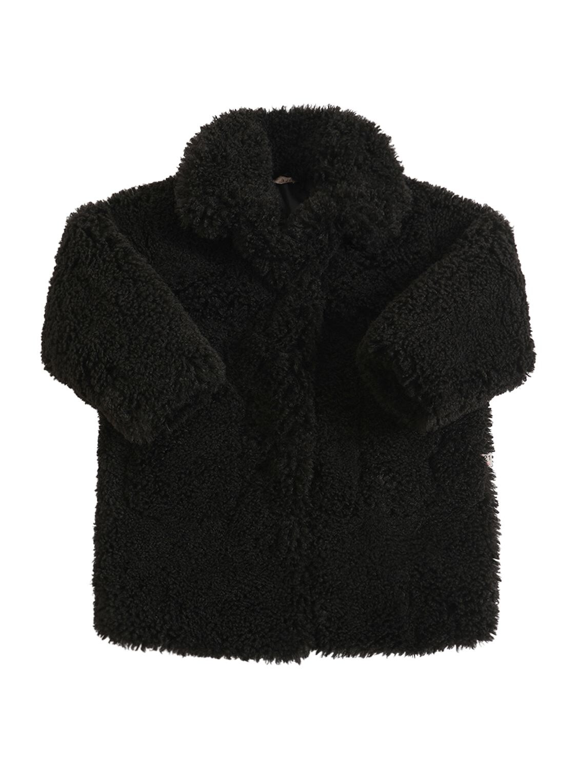 Shop N°21 Faux Fur Coat In Black