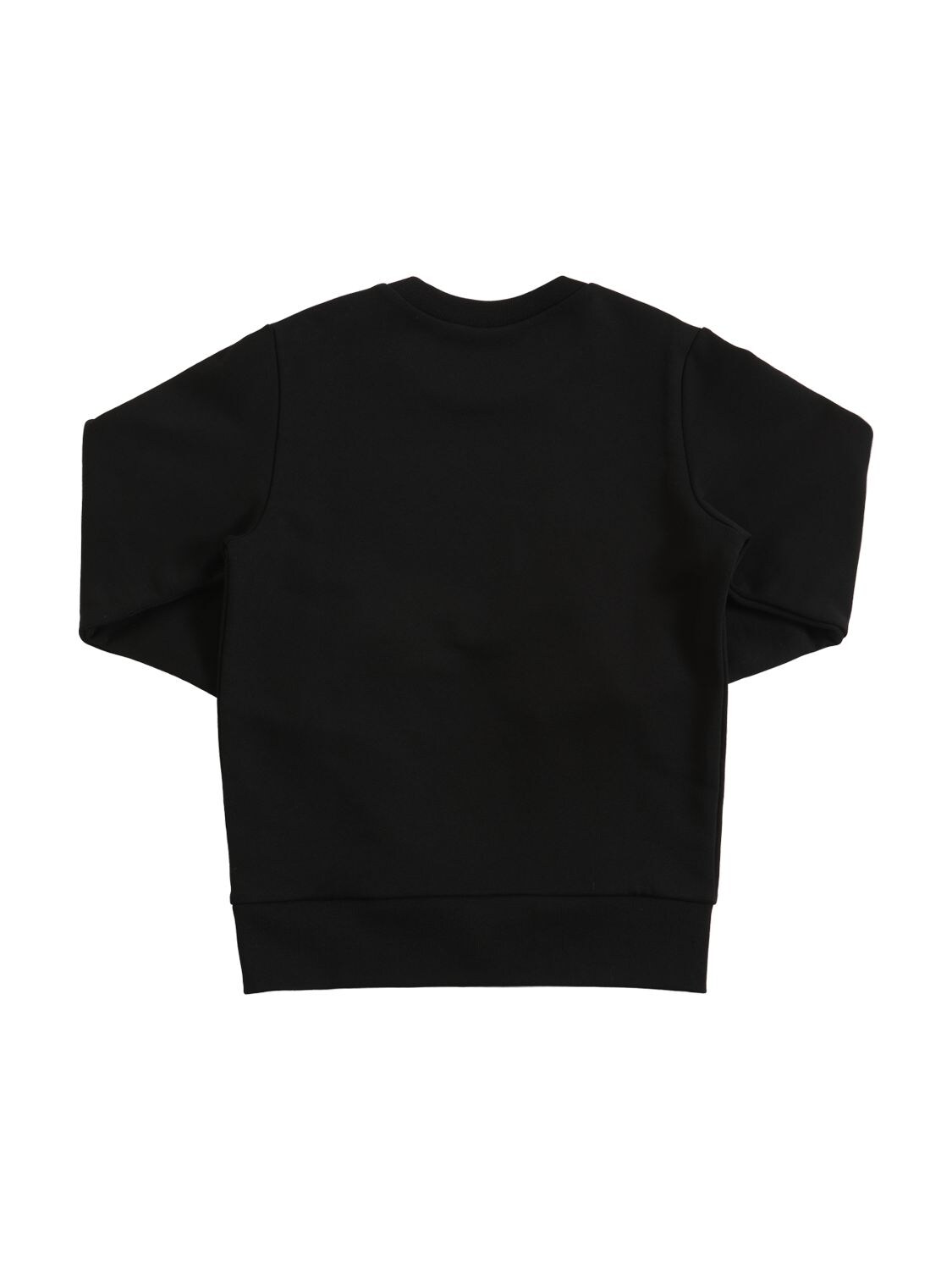Shop N°21 Logo Printed Cotton Sweatshirt In Black
