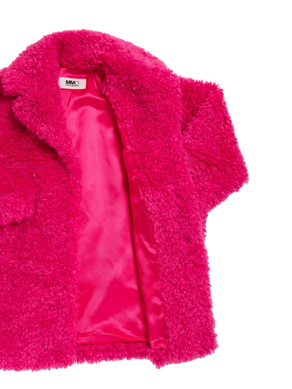 MM6 MAISON MARGIELA FAUX FUR COAT 