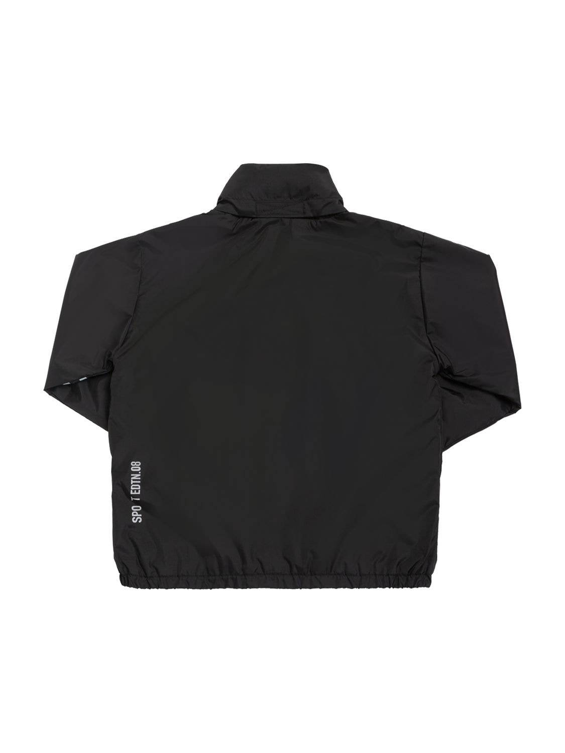Shop Dsquared2 Logo Print Nylon Jacket In Black