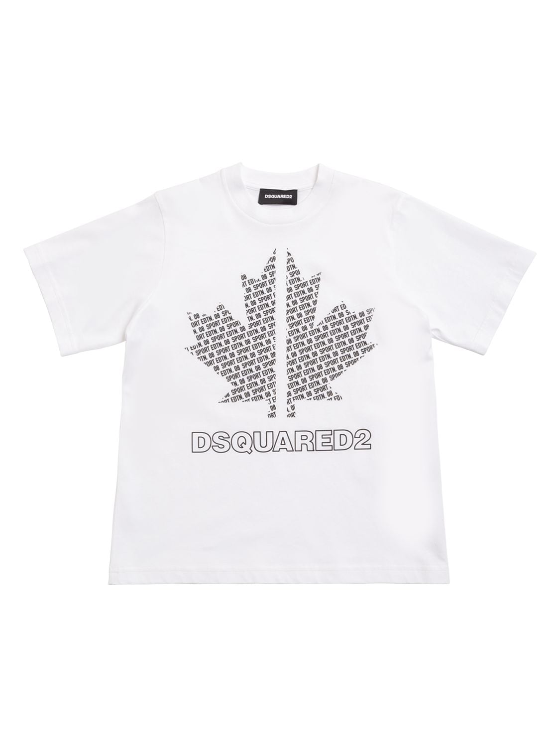 Rubberized Logo Cotton Jersey T-shirt – KIDS-GIRLS > CLOTHING > T-SHIRTS & TANKS