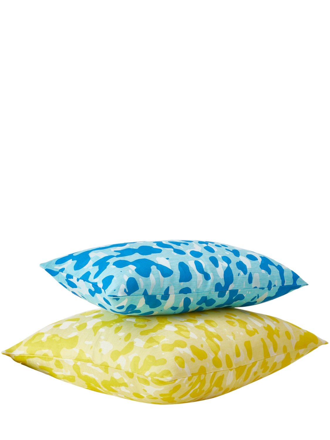 Shop Stories Of Italy Pineapple Cushion In Yellow